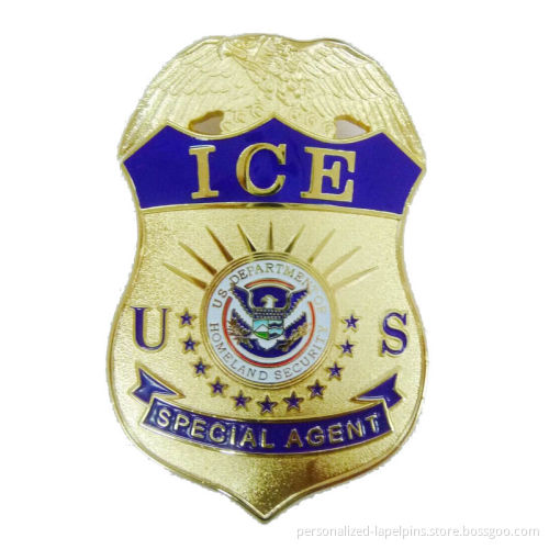 Personalised Police Metal Pin Badge For Police And Army Apparel Accessories